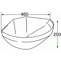 Hj�rnetrug til heste uden spildkant - 16 ltr. OK 1