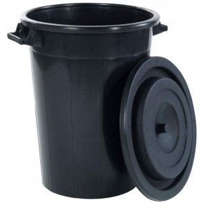 Fodertnde med lg - 70 ltr.