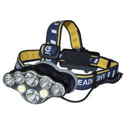 Pandelygte 600 Lumen Genopl. hvid/r�d