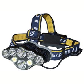 Pandelygte 600 Lumen Genopl. hvid/r�d