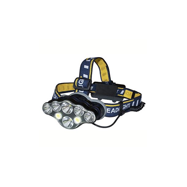 Pandelygte 600 Lumen Genopl. hvid/r�d
