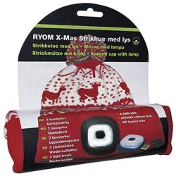 Julestrikhue med LED forlys