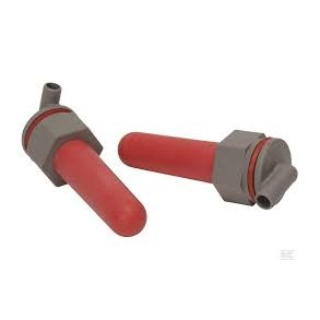 	Kalvesut 2 stk. rd kpl med ventiler og omlbere